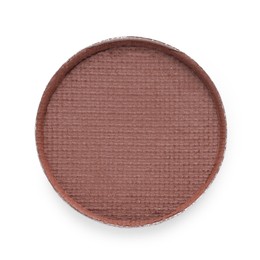 Photo of Beautiful eyeshadow refill pan isolated on white, top view