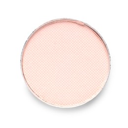 Photo of Beautiful eyeshadow refill pan isolated on white, top view