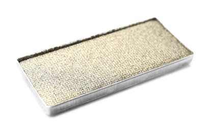 Photo of Beautiful eye shadow refill pan isolated on white