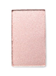 Photo of Beautiful eye shadow refill pan isolated on white, top view