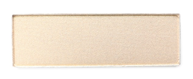 Photo of Beautiful eye shadow refill pan isolated on white, top view