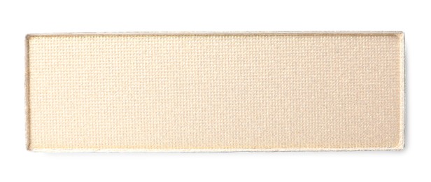 Photo of Beautiful eye shadow refill pan isolated on white, top view