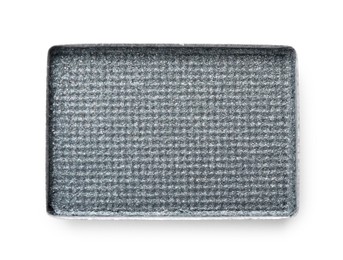 Photo of Beautiful eye shadow refill pan isolated on white, top view