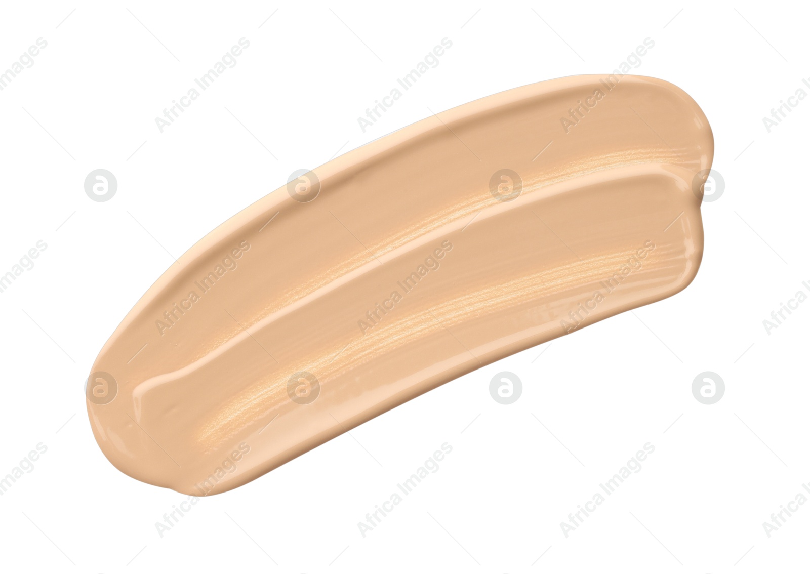 Sample of foundation isolated on white, top view Photo of Sample of foundation isolated on white, top view