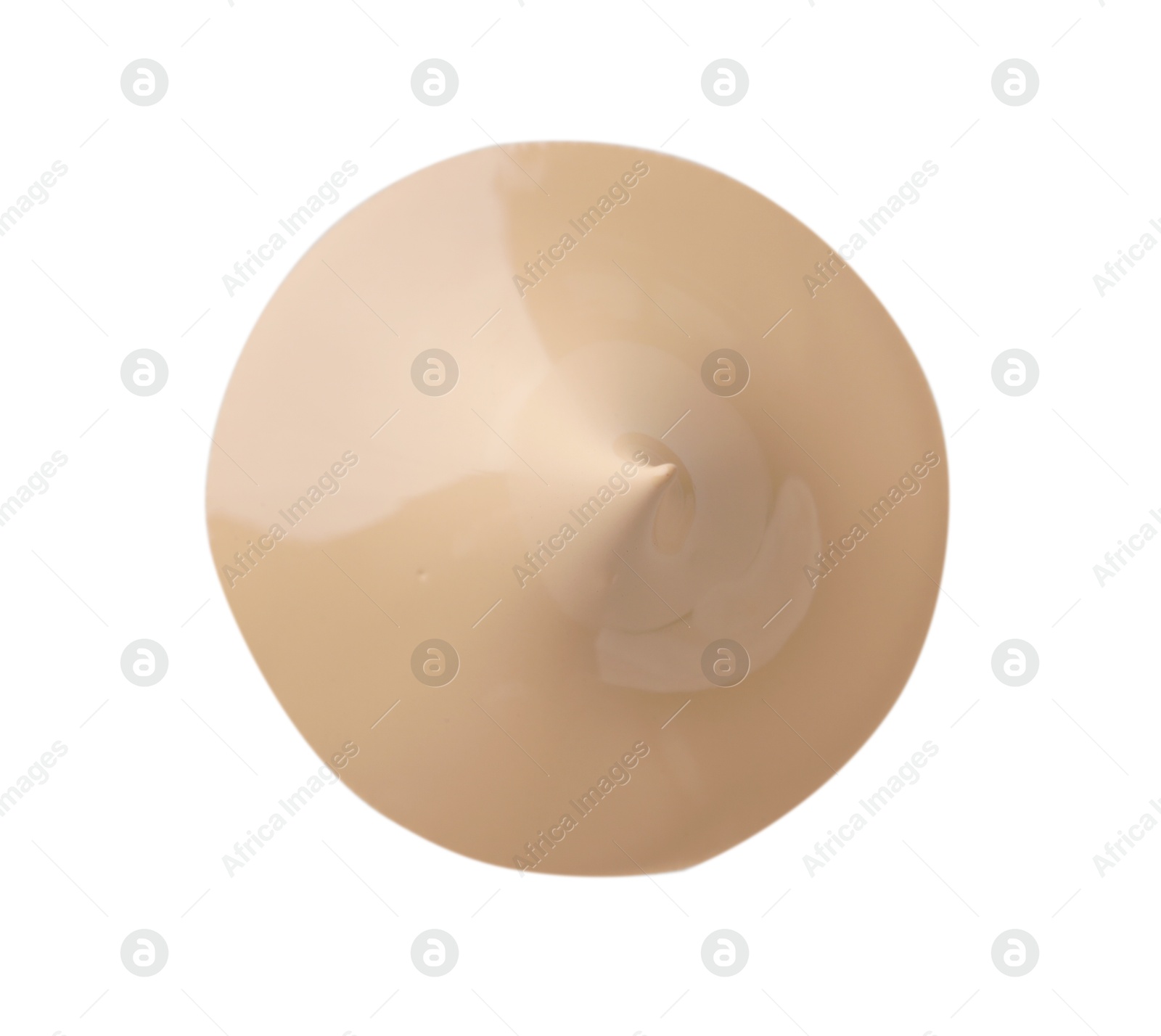 Sample of foundation isolated on white, top view Photo of Sample of foundation isolated on white, top view