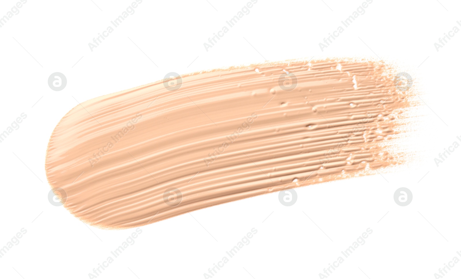 Sample of foundation isolated on white, top view Photo of Sample of foundation isolated on white, top view