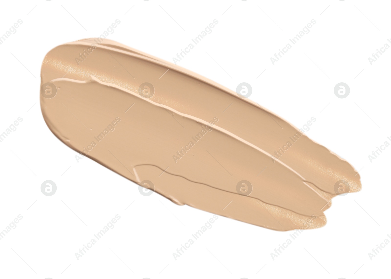 Sample of foundation isolated on white, top view Photo of Sample of foundation isolated on white, top view