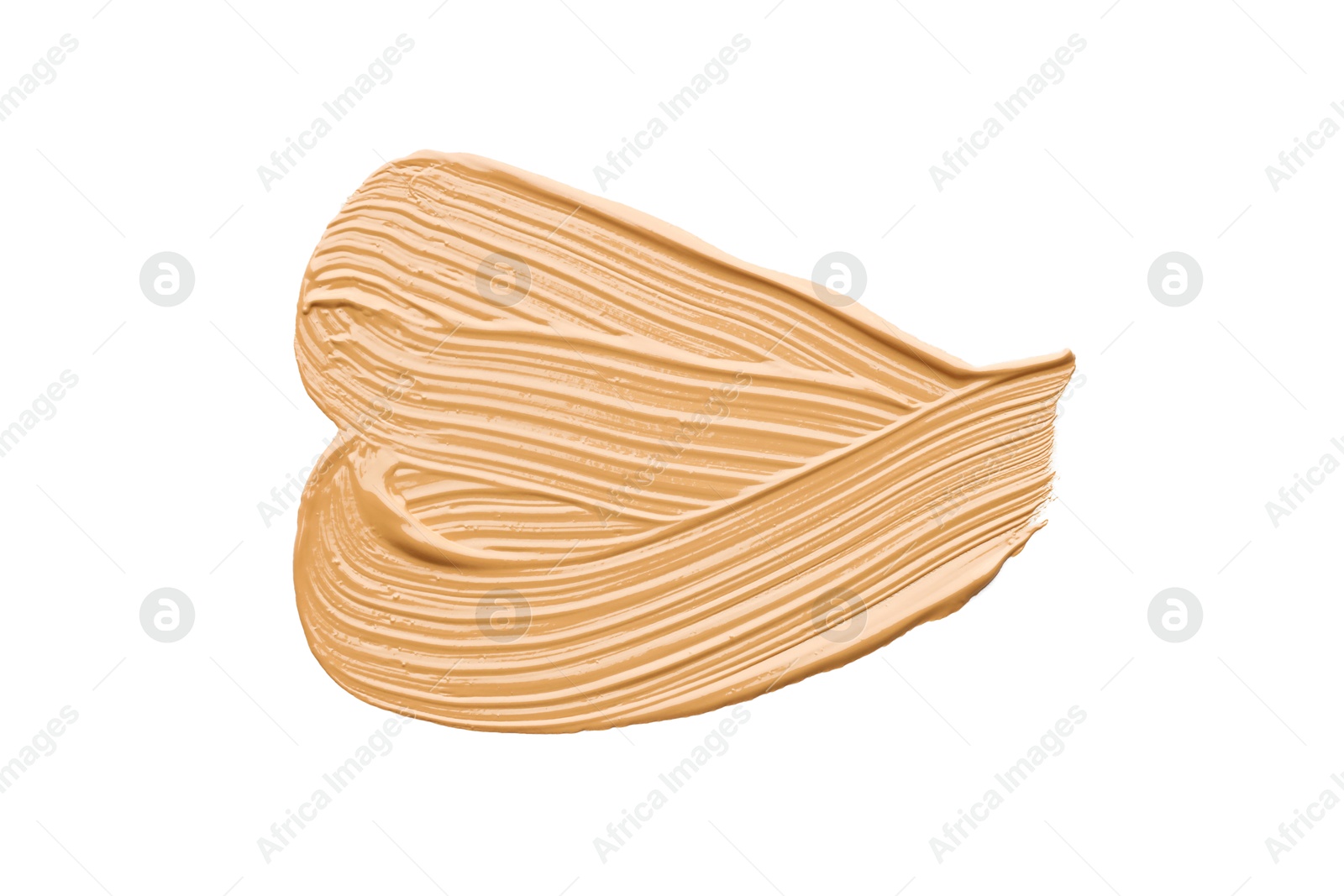Sample of foundation isolated on white, top view Photo of Sample of foundation isolated on white, top view