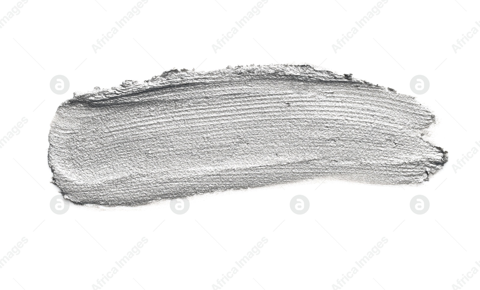 Sample of beautiful cream eyeshadow isolated on white, top view Photo of Sample of beautiful cream eyeshadow isolated on white, top view