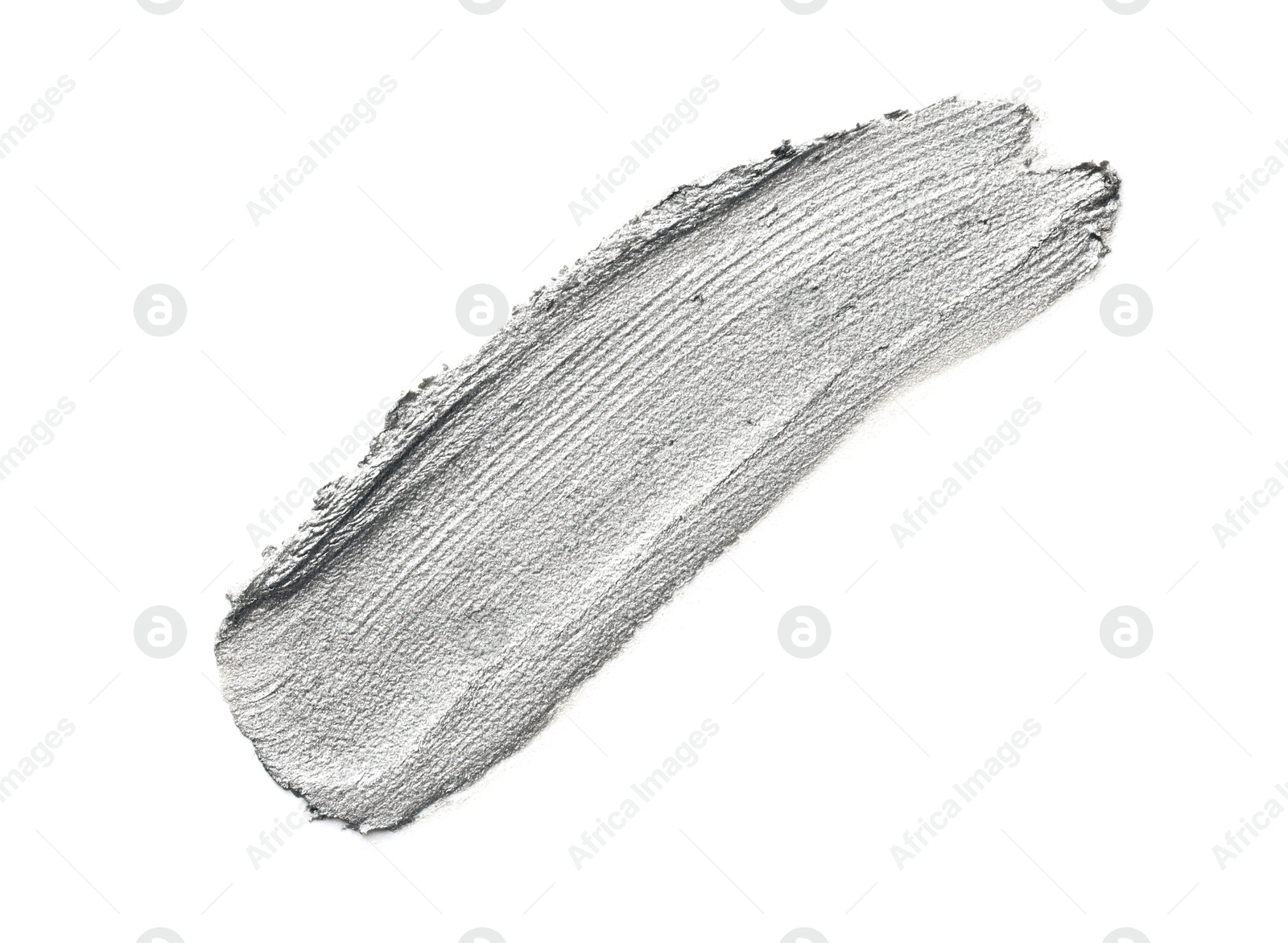 Sample of beautiful cream eyeshadow isolated on white, top view Photo of Sample of beautiful cream eyeshadow isolated on white, top view