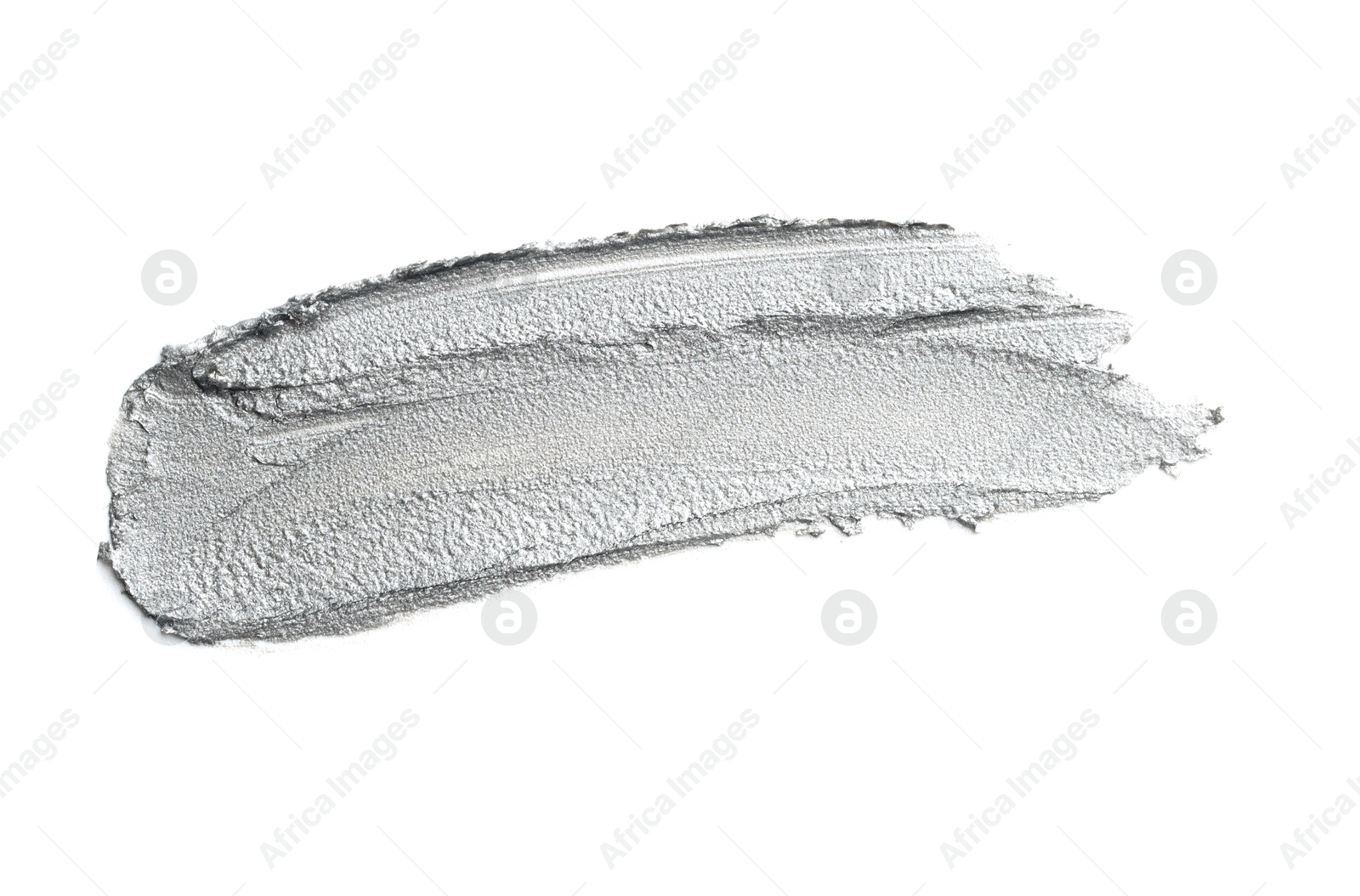 Sample of beautiful cream eyeshadow isolated on white, top view Photo of Sample of beautiful cream eyeshadow isolated on white, top view