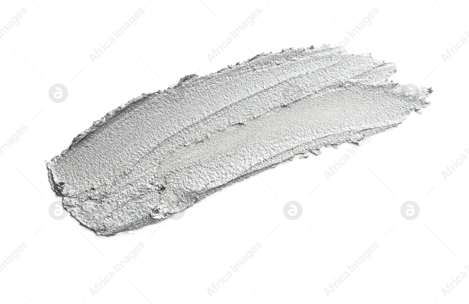Sample of beautiful cream eyeshadow isolated on white Photo of Sample of beautiful cream eyeshadow isolated on white