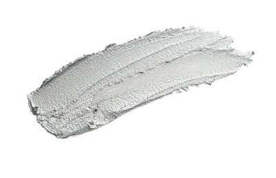 Photo of Sample of beautiful cream eyeshadow isolated on white