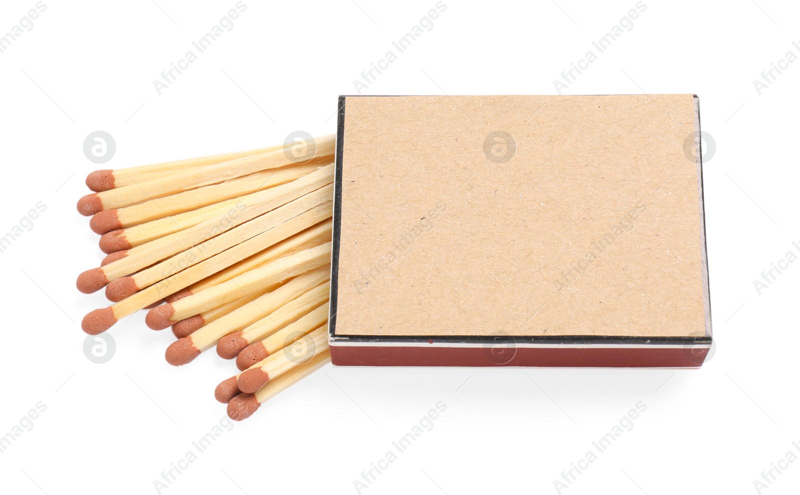 Matches and box isolated on white. Mockup for design Photo of Matches and box isolated on white. Mockup for design