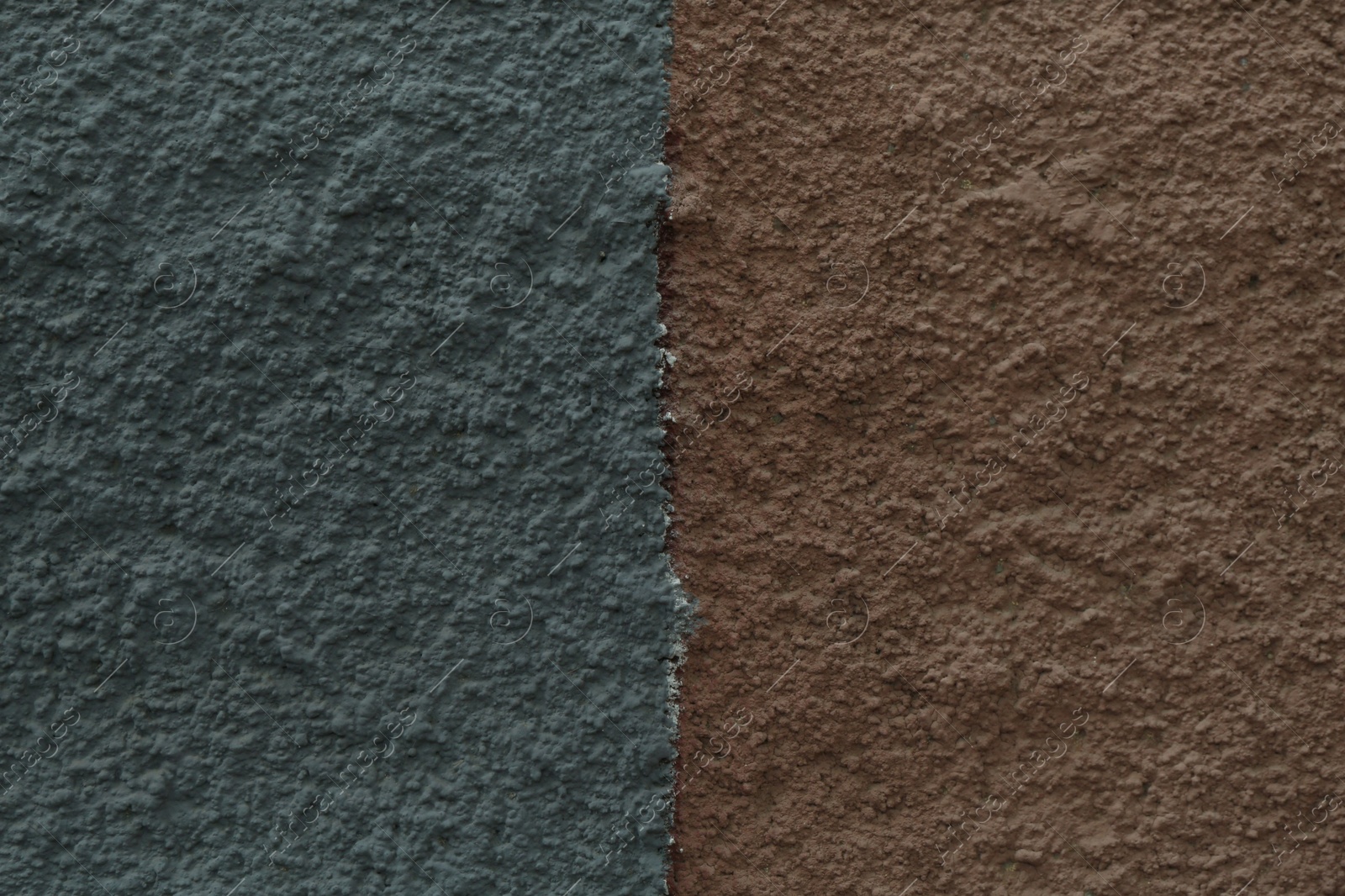 Color textured wall as background, closeup view Photo of Color textured wall as background, closeup view