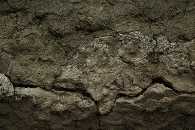 Photo of Old stone wall as background, closeup view