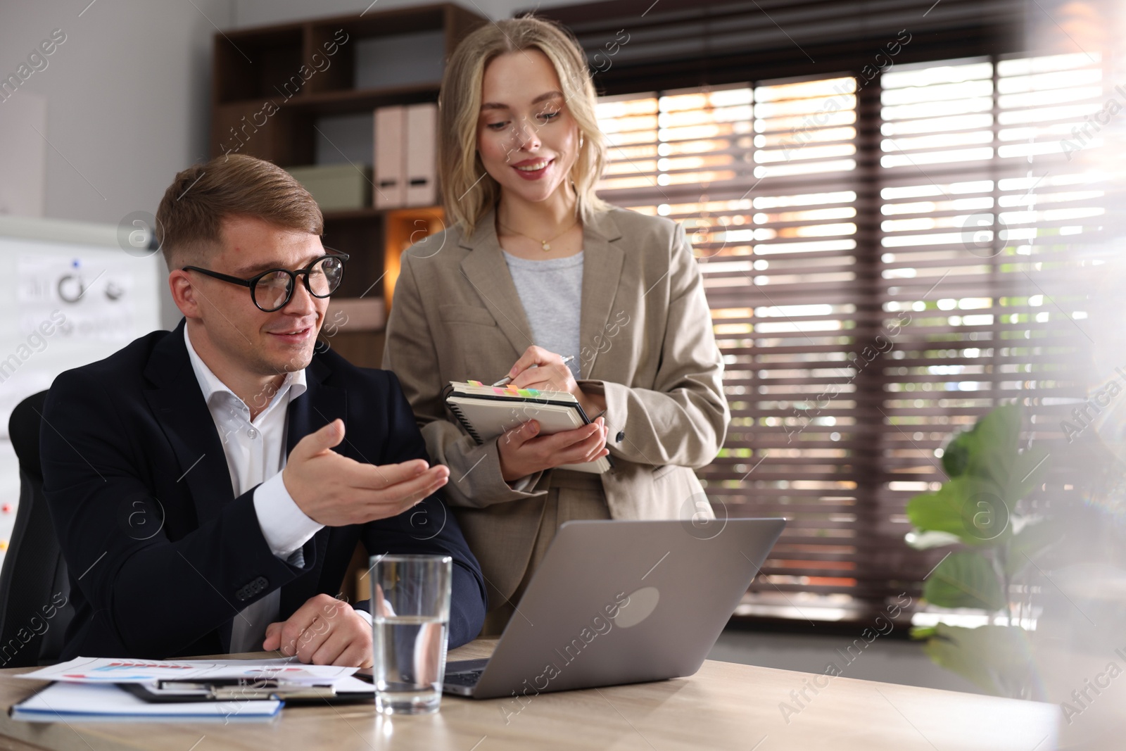 Marketing. Businesspeople working together in office, space for text Photo of Marketing. Businesspeople working together in office, space for text