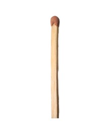 Photo of One match with brown head isolated on white