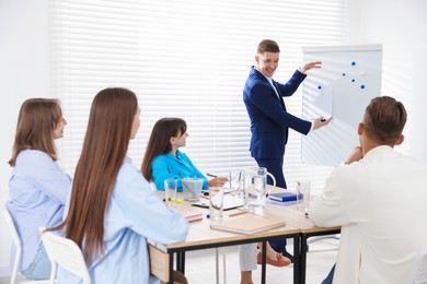 Photo of Group of people having meeting during life coaching class indoors