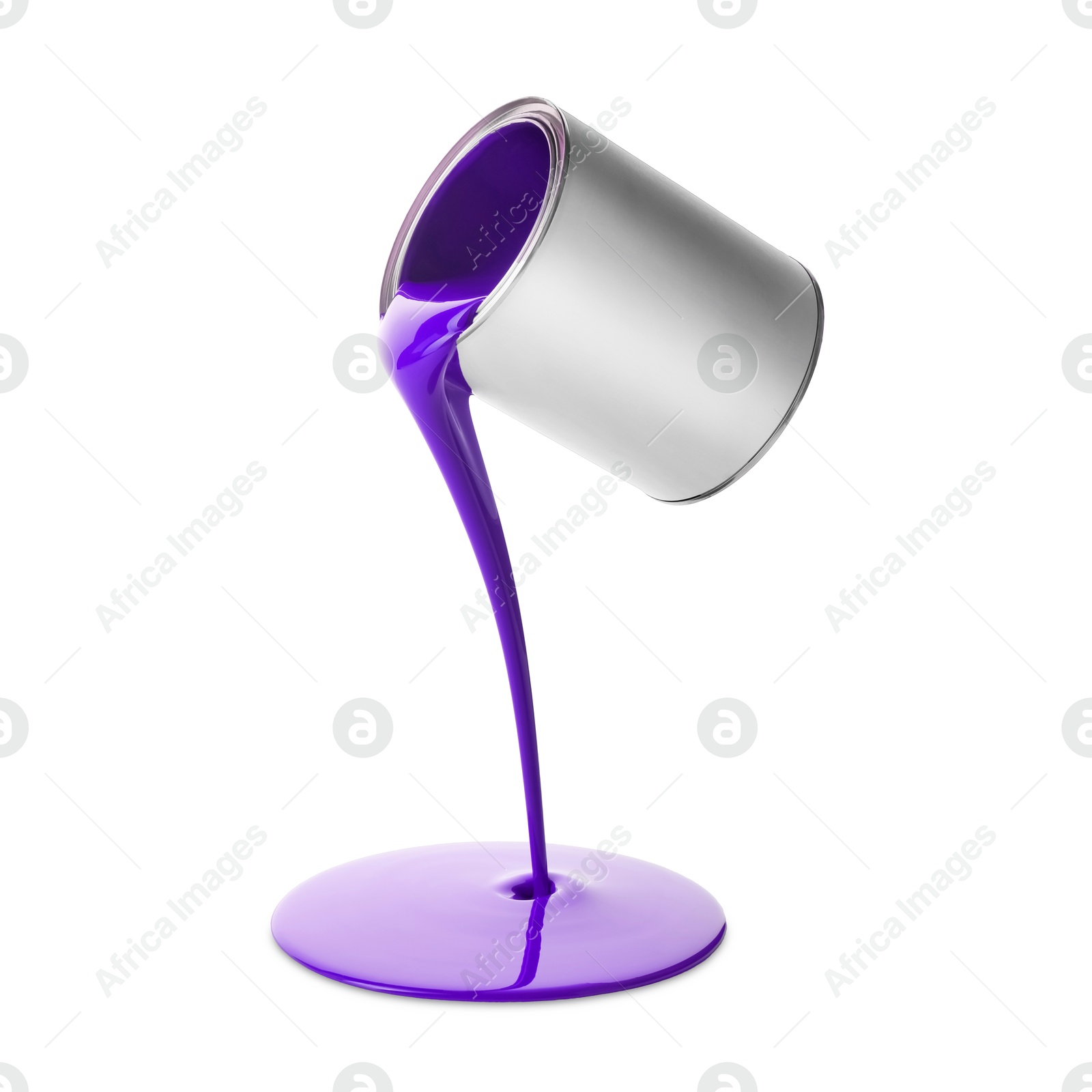 Paint pouring out of can on white background Image of Paint pouring out of can on white background