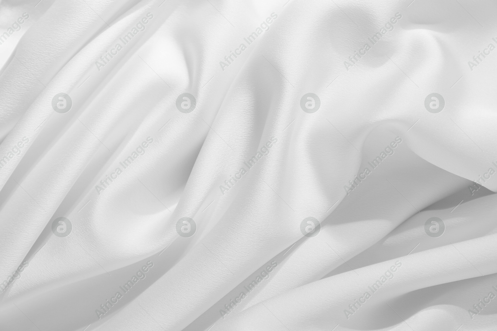 Texture of white silk fabric as background, top view Image of Texture of white silk fabric as background, top view