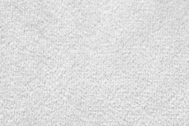Image of Texture of white fabric as background, top view
