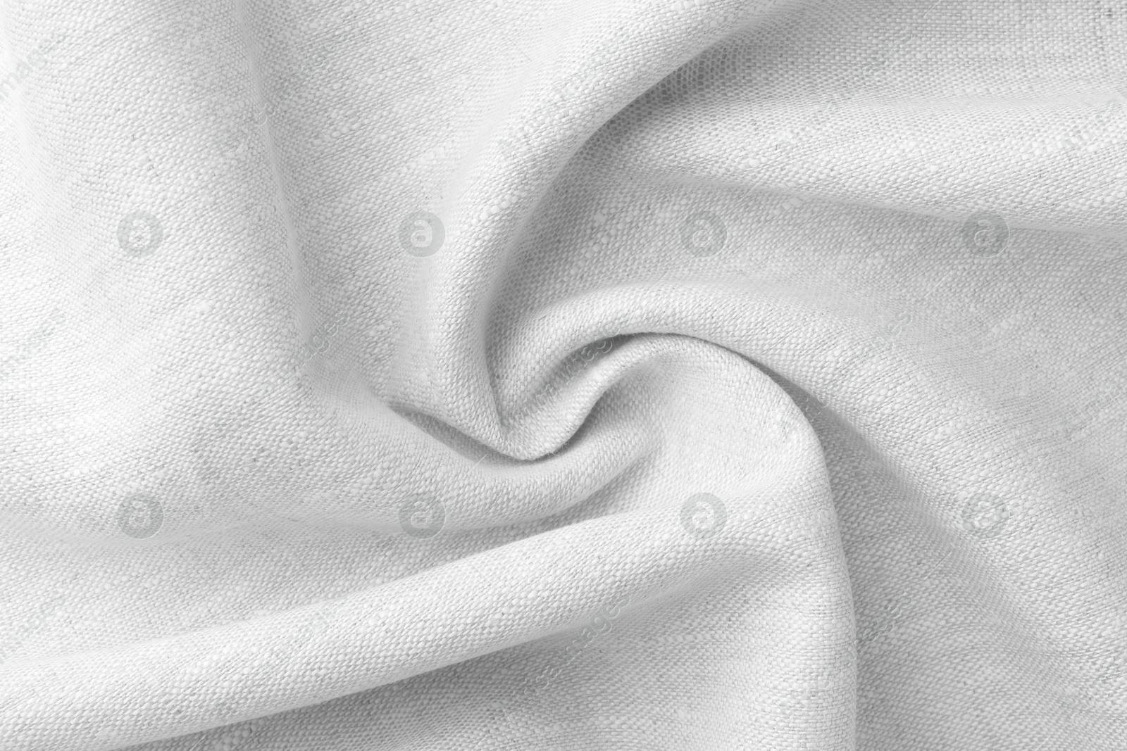 Texture of white fabric as background, top view Image of Texture of white fabric as background, top view
