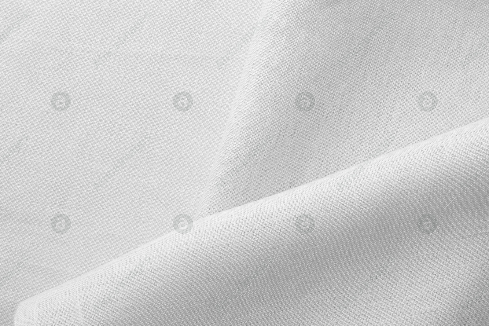 Texture of white fabric as background, top view Image of Texture of white fabric as background, top view