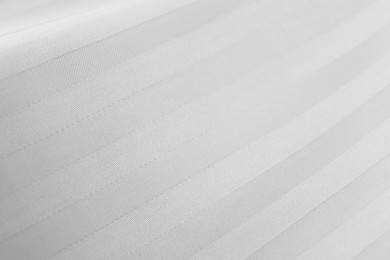 Image of Texture of white fabric as background, closeup