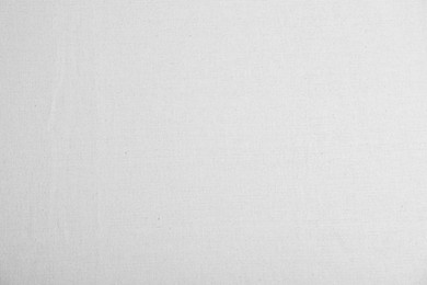 Image of Texture of white fabric as background, top view