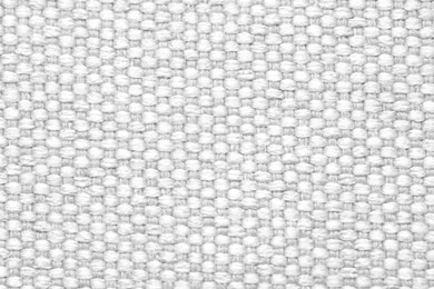 Image of Texture of white fabric as background, top view
