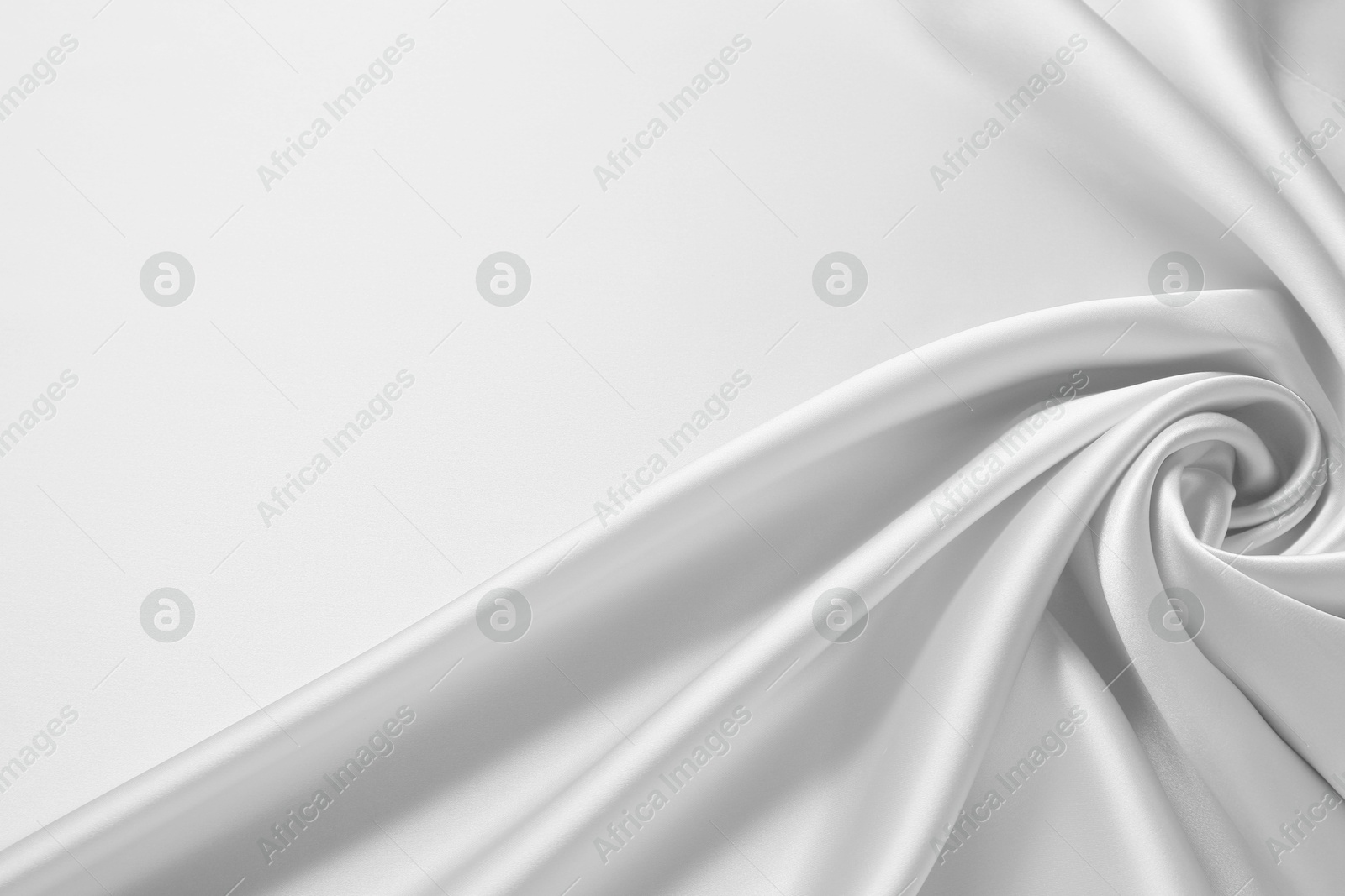 Texture of white silk fabric as background, top view Image of Texture of white silk fabric as background, top view
