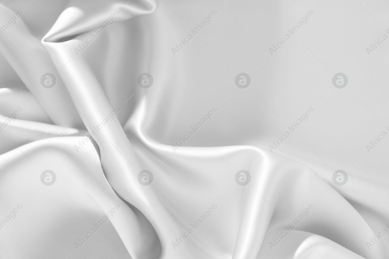 Texture of white silk fabric as background, top view Image of Texture of white silk fabric as background, top view