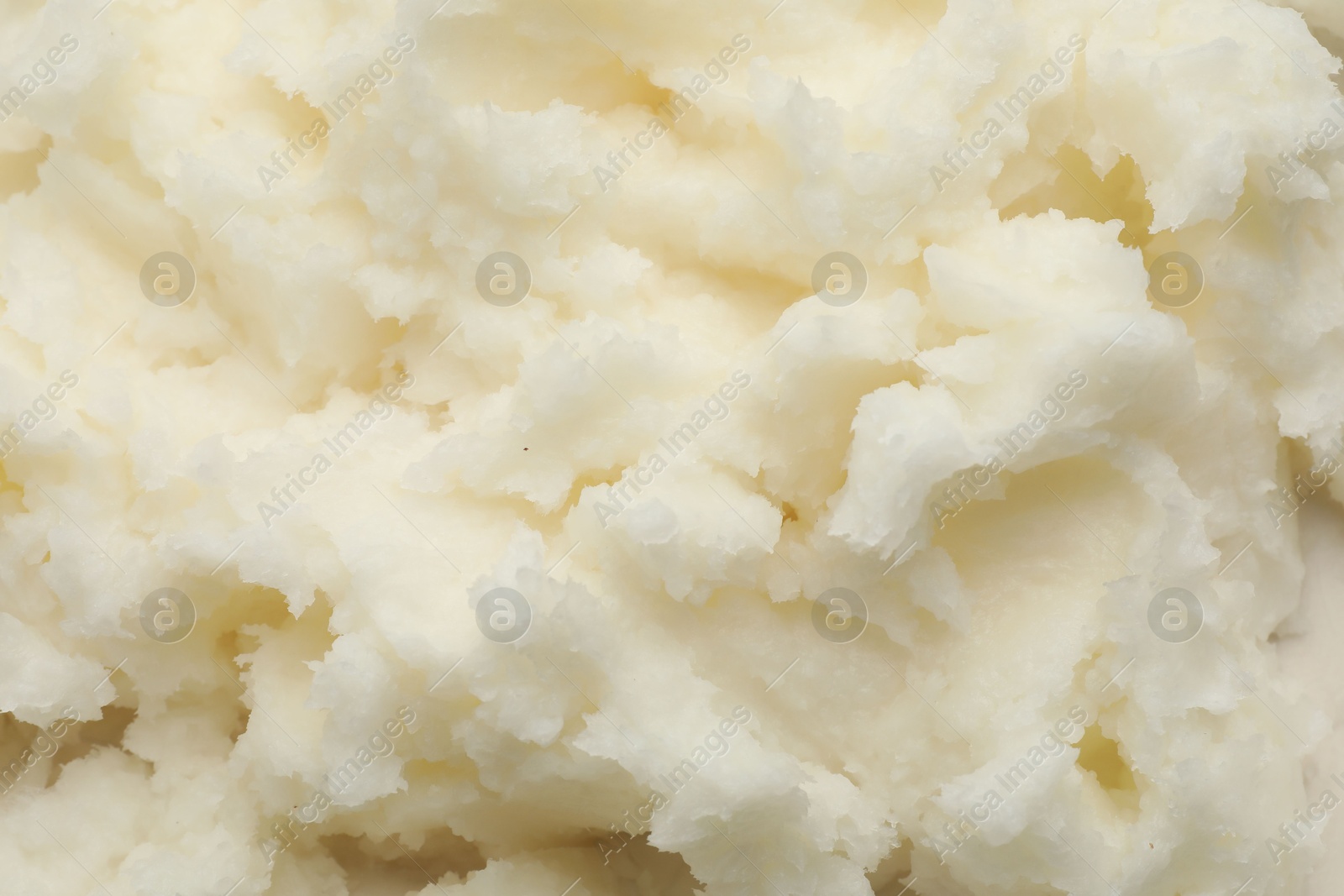 Texture of organic shea butter as background, top view Photo of Texture of organic shea butter as background, top view