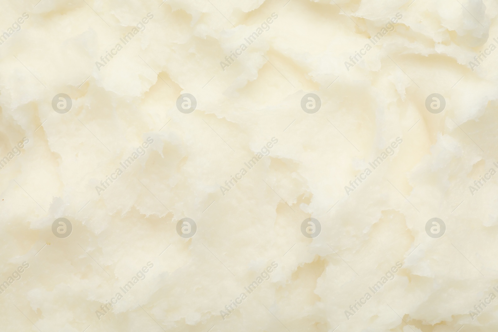 Texture of organic shea butter as background, top view Photo of Texture of organic shea butter as background, top view