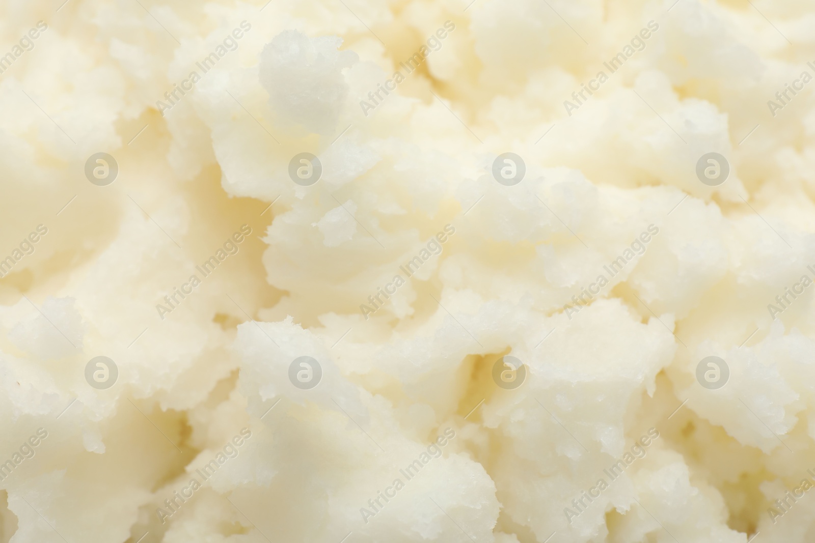 Texture of organic shea butter as background, top view Photo of Texture of organic shea butter as background, top view