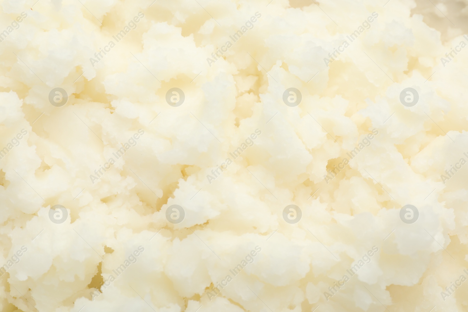 Texture of organic shea butter as background, top view Photo of Texture of organic shea butter as background, top view