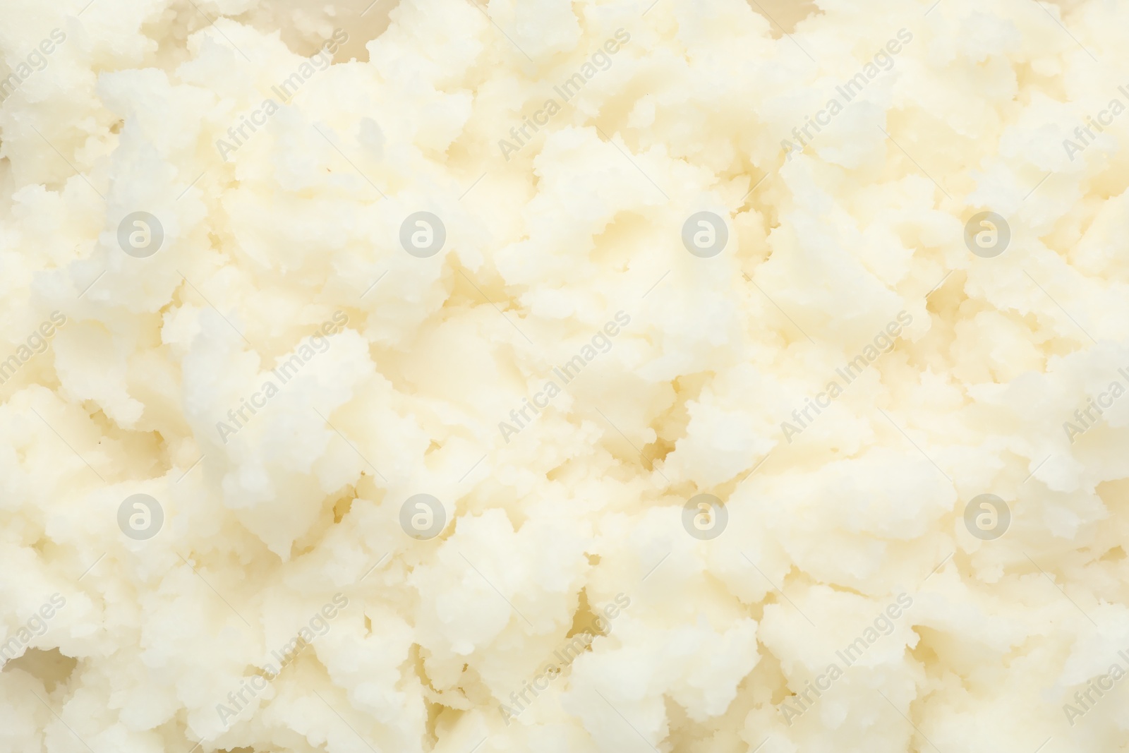 Texture of organic shea butter as background, top view Photo of Texture of organic shea butter as background, top view