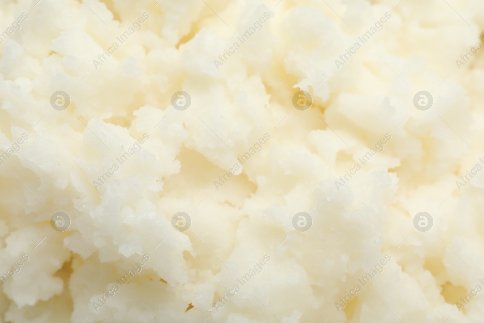 Texture of organic shea butter as background, top view Photo of Texture of organic shea butter as background, top view