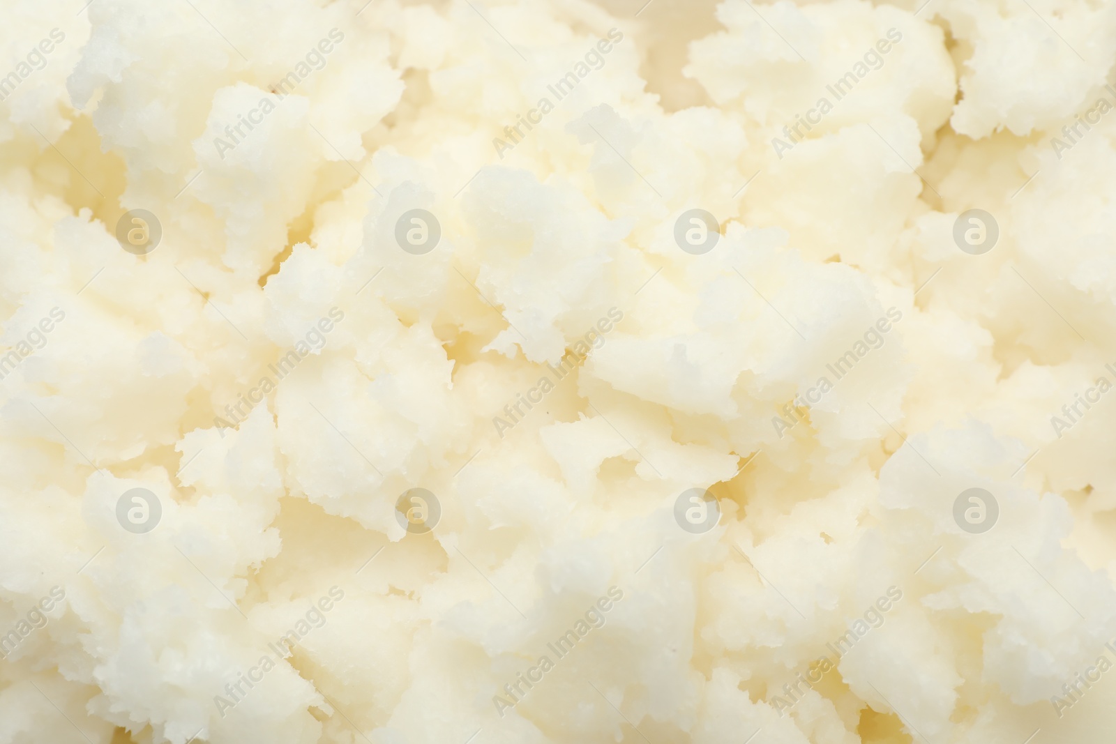 Texture of organic shea butter as background, top view Photo of Texture of organic shea butter as background, top view