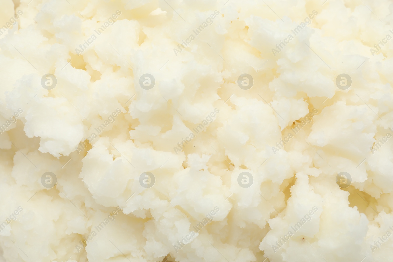 Texture of organic shea butter as background, top view Photo of Texture of organic shea butter as background, top view
