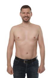 Photo of Portrait of confident man on white background