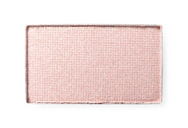 Photo of Beautiful eye shadow refill pan isolated on white, top view