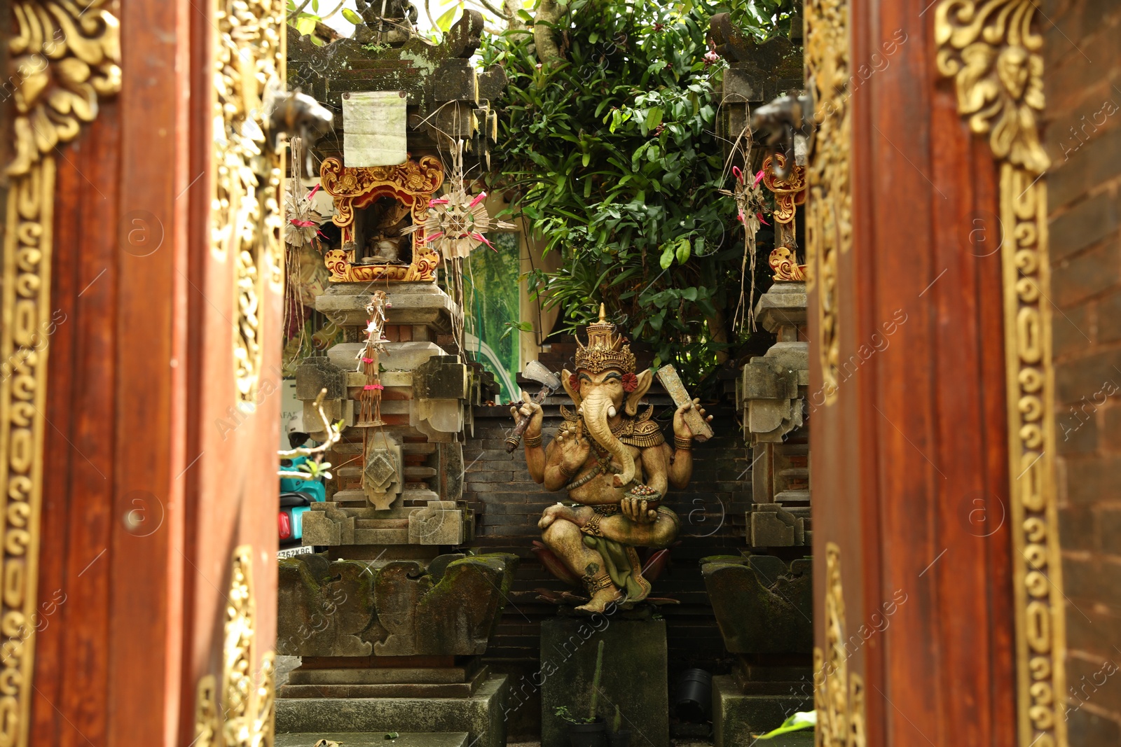 Bali, Indonesia - May 15, 2025: Beautiful sculpture of Ganesha outdoors Photo of Bali, Indonesia - May 15, 2025: Beautiful sculpture of Ganesha outdoors