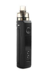 Photo of Black electronic smoking device isolated on white