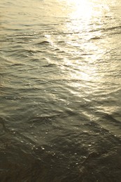 Photo of Beautiful sea with sun reflections at sunrise