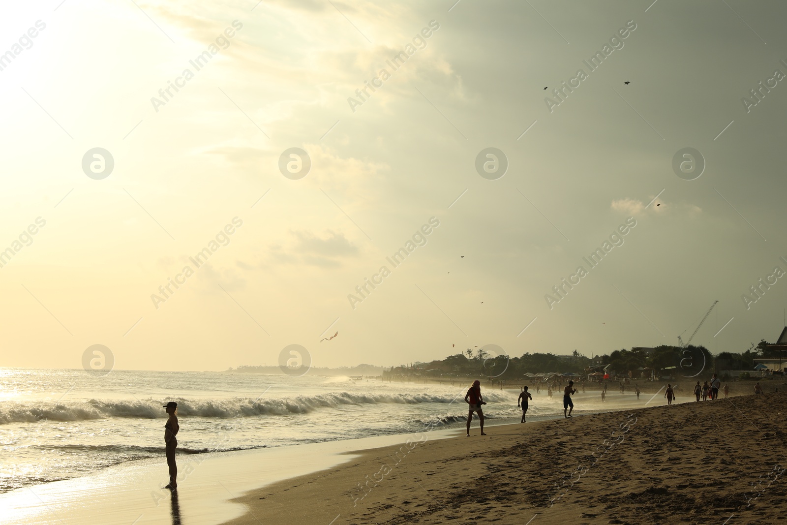 Bali, Indonesia - May 20, 2025: View of tropical beach at sunrise Photo of Bali, Indonesia - May 20, 2025: View of tropical beach at sunrise