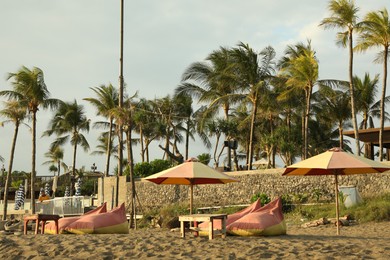 Photo of Bali, Indonesia - May 20, 2025: View of tropical resort