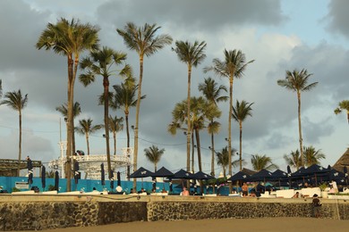 Photo of Bali, Indonesia - May 20, 2025: View of tropical resort