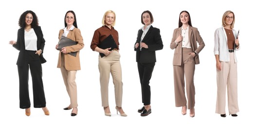 Image of Psychologists on white background. Group of specialists